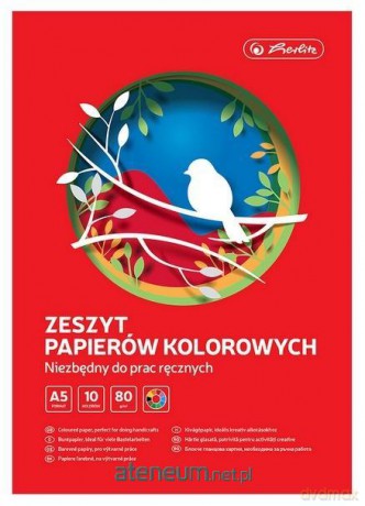 Zeszyt papierów kolorowych A5/10K (10szt)