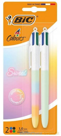 Długopis 4 Colors Sweet Pastel 1mm mix 2szt