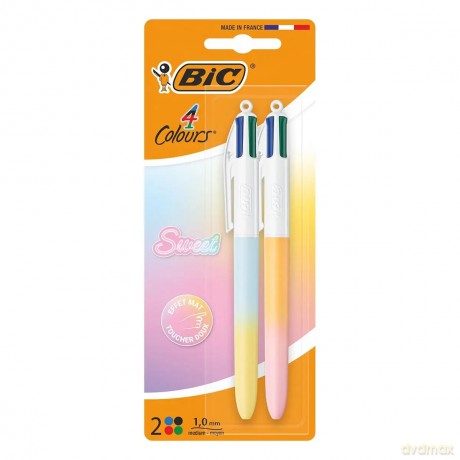 Długopis 4 Colors Sweet Pastel 1mm mix 2szt