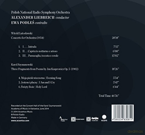 Ewa Podle: Lutoslawski/Szymanowski [CD]