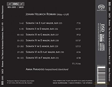 Anna Paradiso: Roman:Keyboard Sonatas [CD]