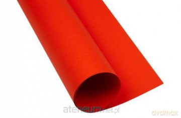 Karton kolorowy A2 160g czerwony (25szt)