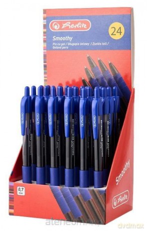 Długopis żelowy Smoothy nieb. 0,7mm (24szt)