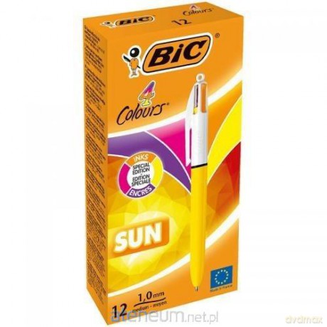 Długopis 4 Colors Sun mix (12szt)