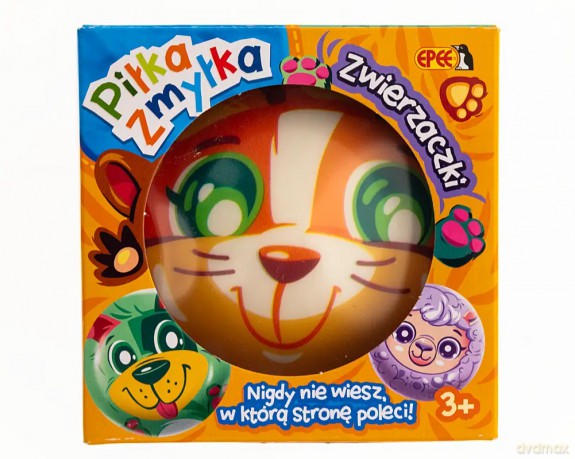 Piłka Zmyłka - Zwierzaczki Kitek