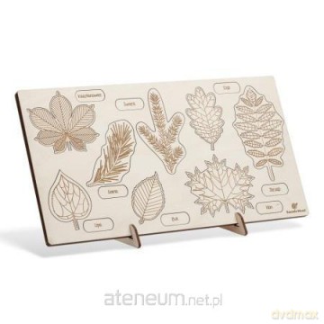 Puzzle drewniane - Co z drzewa spadło Liście