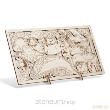 Puzzle drewniane - Abecadło z ZOO wypadło