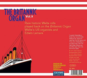Clarence Eddy: The Britannic Organ Vol. 9 [2CD]