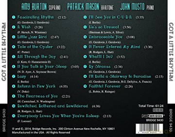Amy Burton: Got A Little Rhythm [CD]