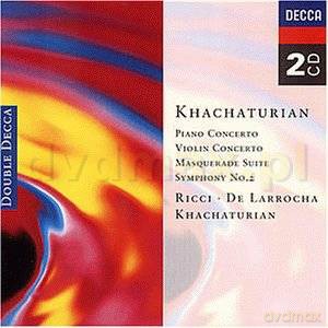 Double Decca Khachaturian, Ricci: Khatchaturian: Piano Conc., Violin Conc. [2CD]
