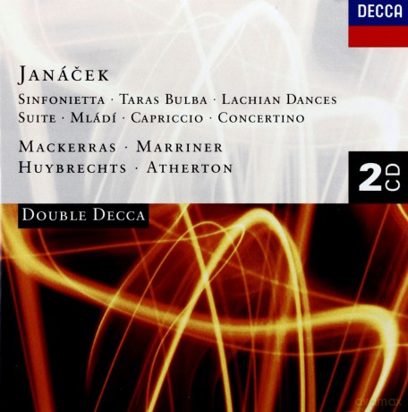 Double Decca Mackerras,Marriner,Atherto: Janacek:Sinfonietta,Taras Bulba,Capricco [2CD]