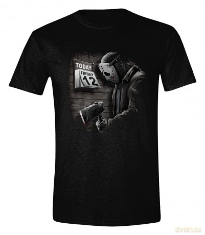 Friday the 13th T-Shirt Friday 12th Sad Size L
