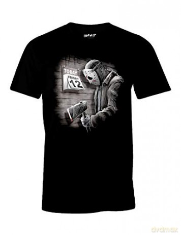 Friday the 13th T-Shirt Friday 12th Sad Size M