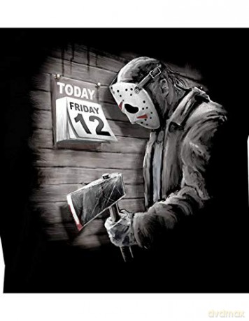 Friday the 13th T-Shirt Friday 12th Sad Size S