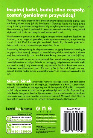 Liderzy Jedzą Na Końcu - Simon Sinek [KSIĄŻKA]