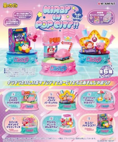 Kirby Mini Figures Kirby in Pop City Display (6)