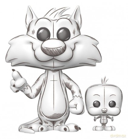Looney Tunes POP!&Buddy Animation Vinyl Figure Sylvester&Tweety 9 cm