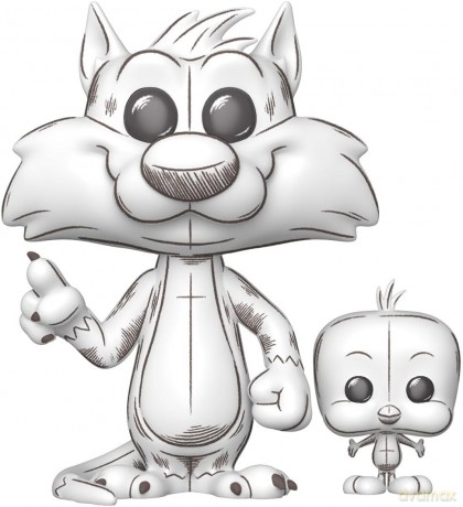 Looney Tunes POP!&Buddy Animation Vinyl Figure Sylvester&Tweety 9 cm