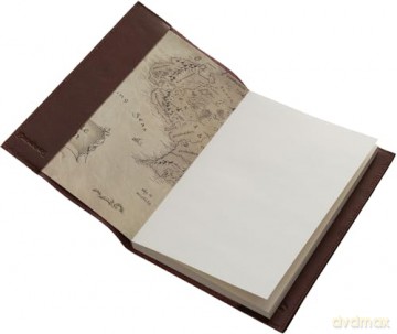 Lord of the Rings Notebook Middle-earth Leather 23 cm