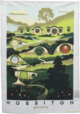 Lord of the Rings Tea Towel 2-Pack Rivendell & Hobbiton 70 cm