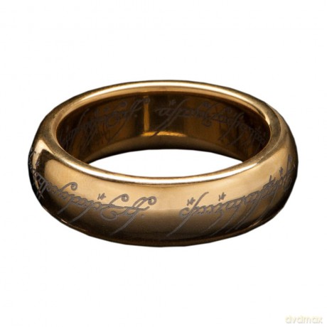 Lord of the Rings Tungsten Ring The One Ring (gold plated) Size 11