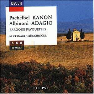 Eclipse Munchinger,Stuttgarter Kammero: Pachelbel:Kanon,Albinoni:Adagio [CD]