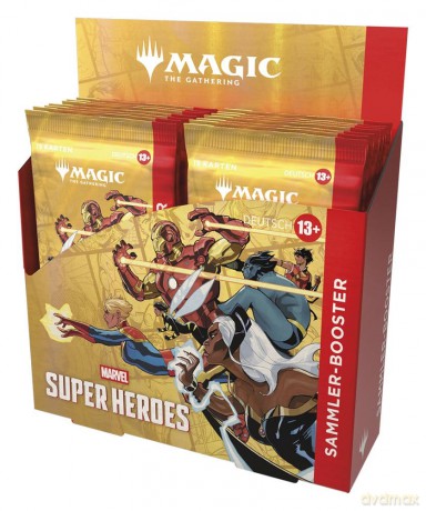 Magic the Gathering Marvel Super Heroes Collector Booster Display (12) german