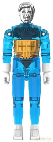 Micronauts ReAction+ Action Figure Wave 03 Time Traveler (Translucent Blue) 10 cm