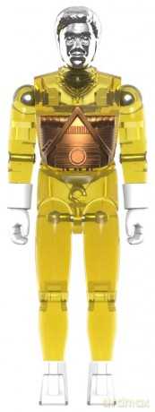 Micronauts ReAction+ Action Figure Wave 03 Time Traveler (Translucent Yellow) 10 cm