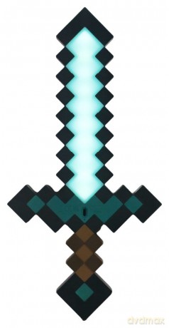 Minecraft Torch Light Sword 40 cm