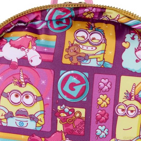 Minions by Loungefly Mini Backpack Fluffy Unicorn