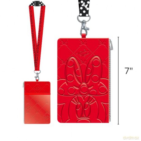 Minnie Mouse Lanyard with Pouch Passport Holder