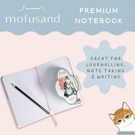 Mofusand A5 Notebook Fresh Donuts