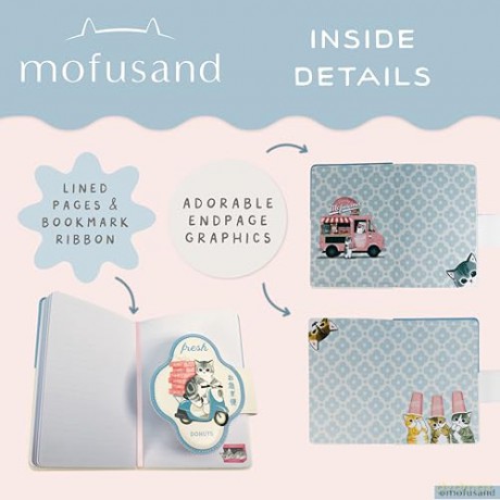 Mofusand A5 Notebook Fresh Donuts