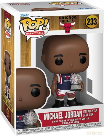 NBA Legends POP! Sports Vinyl Figure Bulls- Michael Jordan (1998 ASG MVP) 9 cm