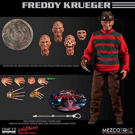 Nightmare On Elm Street Action Figure 1/12 Freddy Krueger 17 cm