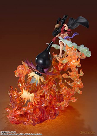 One Piece FiguartsZERO PVC Statue (Extra Battle) Luffy Red Roc 45 cm