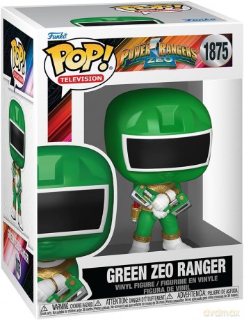Power Rangers Zeo POP! Movies Vinyl Figures Zeo Ranger Green 9 cm