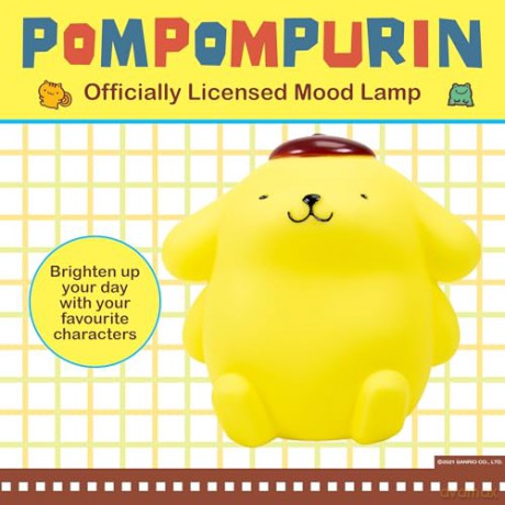 Sanrio Mood Lamp with USB-C Pompompurin 11 cm