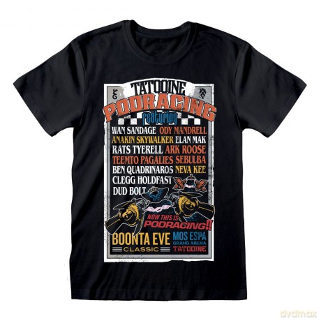 Star Wars T-Shirt Podracing Size M