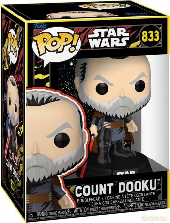 Star Wars: May the Fourth POP! Vinyl Figure Count Dooku (Retro) 9 cm