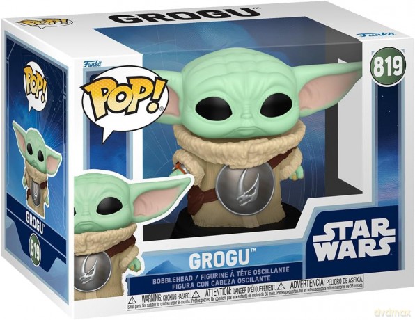 Star Wars: The Mandalorian and Grogu POP! Vinyl Bobblehead Figure Grogu 9 cm