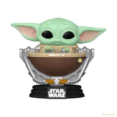 Star Wars: The Mandalorian and Grogu POP! Vinyl Bobblehead Figure Grogu in Pram 9 cm