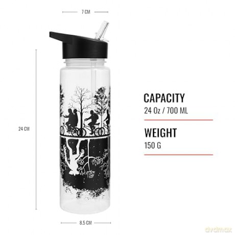 Stranger Things Drink Bottle Upside Down