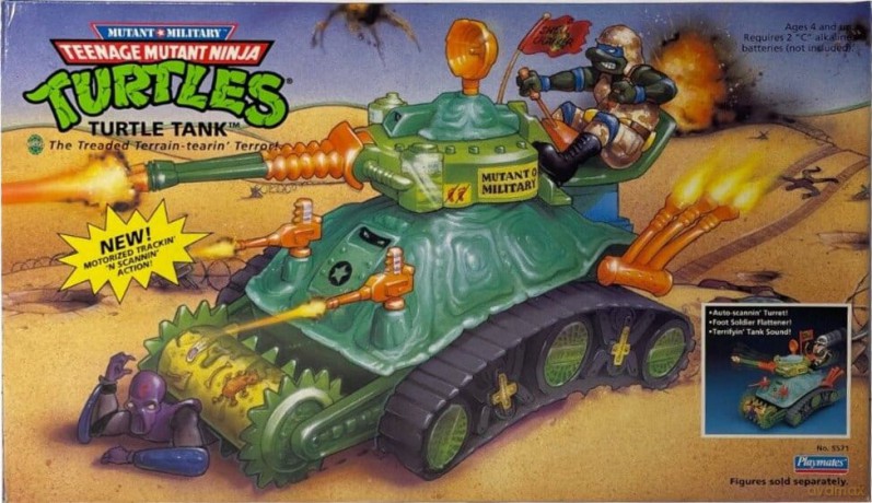Teenage Mutant Ninja Turtles Vehicle Turtle Tank heo EU Exclusive 25 cm