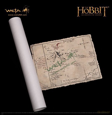 The Hobbit Art Print Thorin's Map 40 x 30 cm