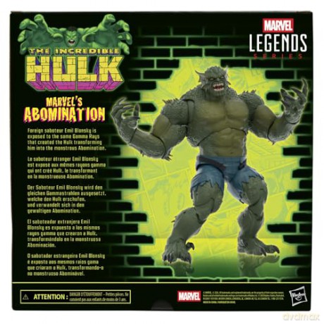 The Incredible Hulk Marvel Legends Action Figure Marvel's Abomination 15 cm