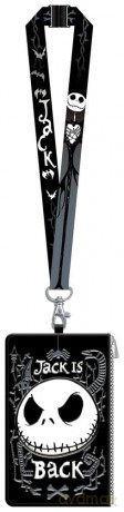 The Nightmare Before Christmas Lanyard with Pouch Passport Holder