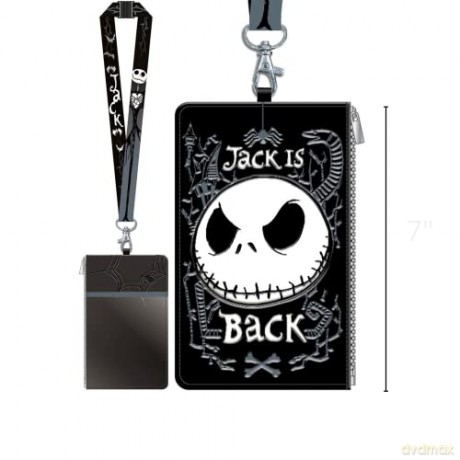 The Nightmare Before Christmas Lanyard with Pouch Passport Holder