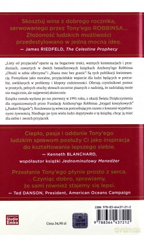 Listy od przyjaciela - Anthony Robbins [KSIĄŻKA]